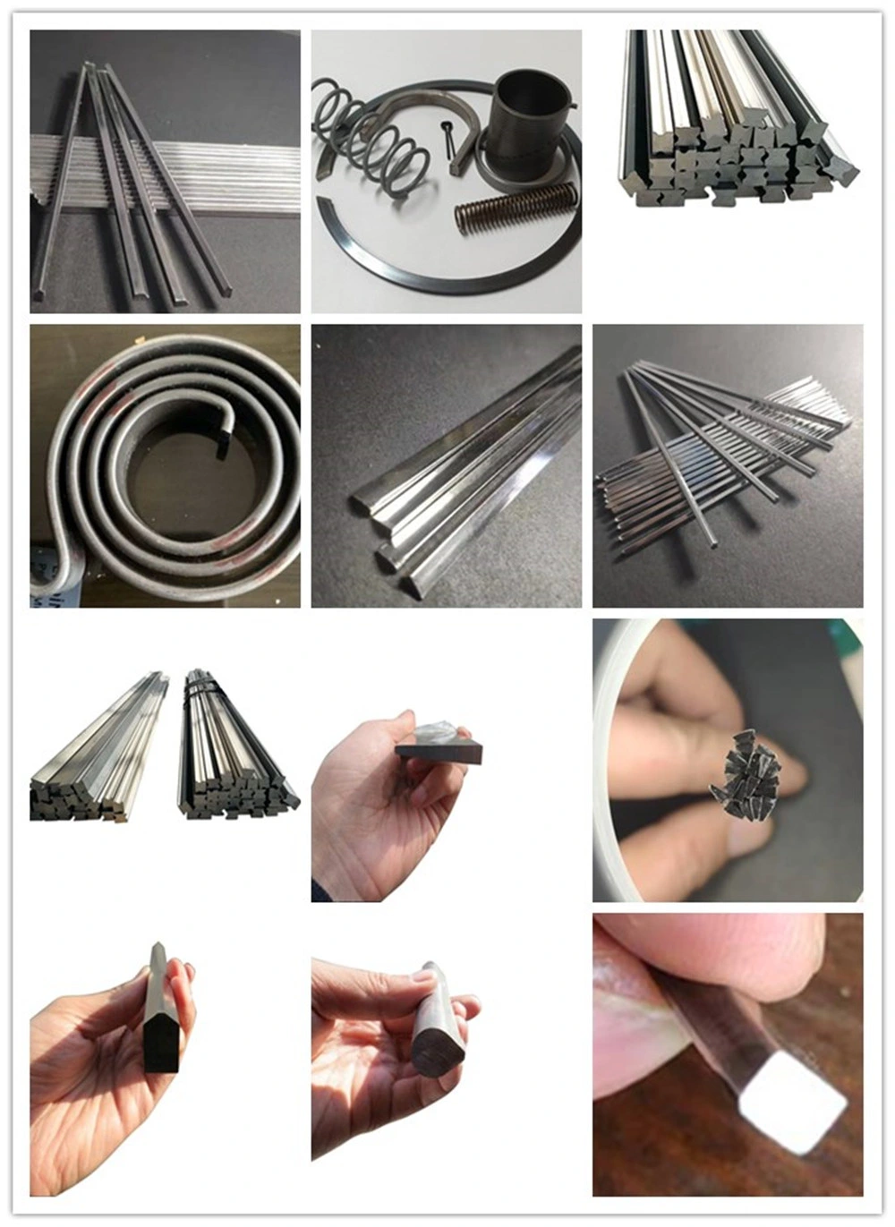 Special Shaped Profile Wire Steel Triangle Wire Custom Shaped Wire 304/304L/316/316L